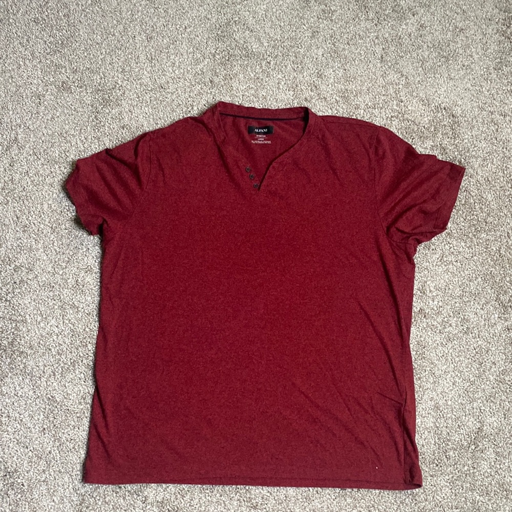 Mens V-Neck Large ALFANI Stretch. Size L